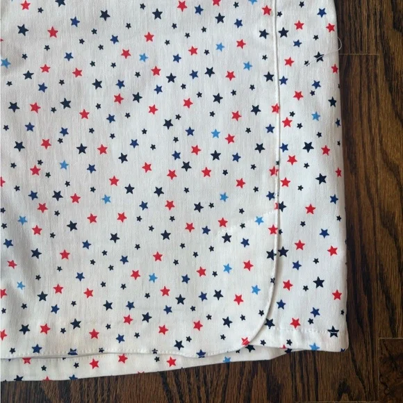 Kate Park Patriotic USA 4th of July America Red White Blue Star Skirt Skor - Picture 3 of 8